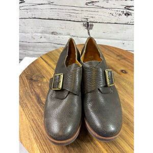 Women's Kork-Ease Brown Leather Mules & Clogs Size 6.5